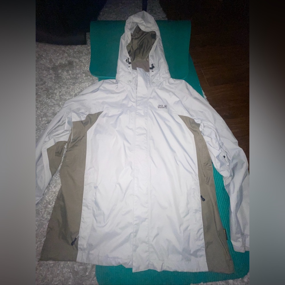 Jack Wolfskin Texapore Mens Jacket 3XL Full Zip Tan/Brown
